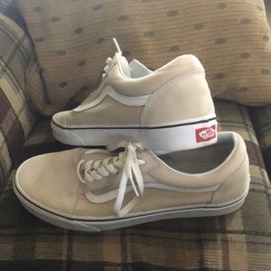 VANS tan skater shoes